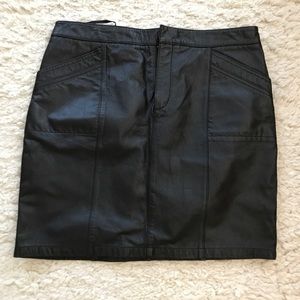 Leather skirt